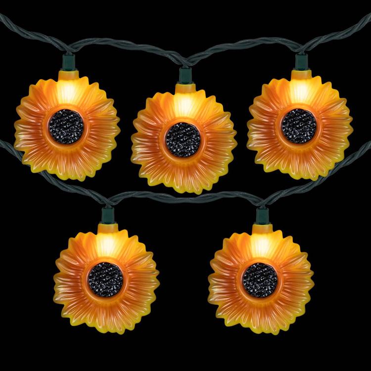 Northlight Seasonal 6ft. Sunflower Patio Light Set