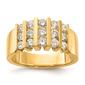 Pure Fire 14kt. Yellow Gold 1ct. Lab Grown Diamond Band - image 1