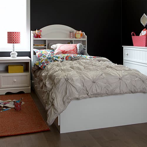 South Shore Savannah Nightstand - White