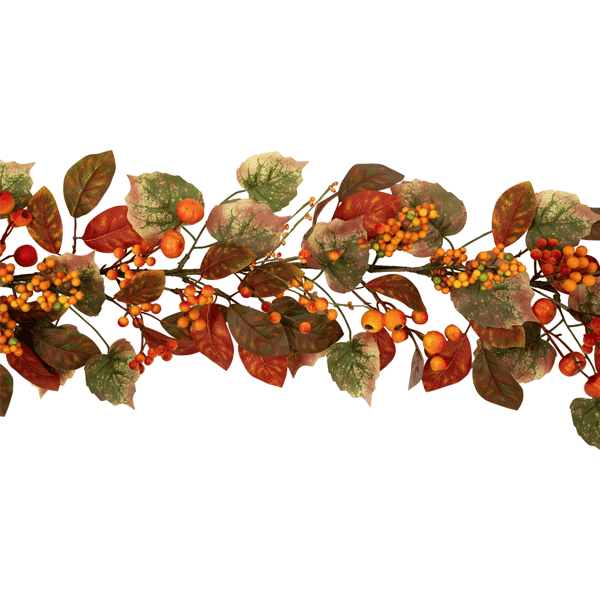 Northlight 5ft. Berries & Gourds Artificial Fall Harvest Garland