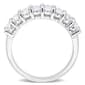 Sterling Silver 1 5/8ctw. White Moissanite Anniversary Band - image 2