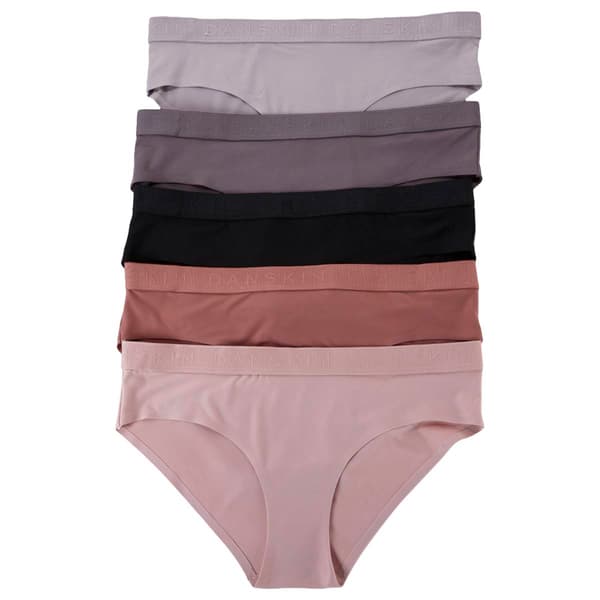 Womens Danksin 5pk. Brushed Micro Hipster Panties DS9513-5PKC - image 