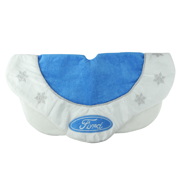 Northlight 21.5in. Embroidered Ford Mini Christmas Tree Skirt