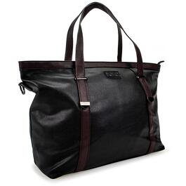 Badgley Mischka Anna Vegan Leather Tote Weekender Travel Bag