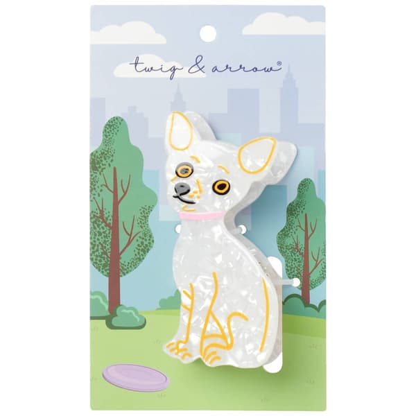 Womens Twig & Arrow Chihuahua Claw Clip - image 