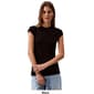 Womens Calvin Klein Short Sleeve Rouched Shoulder Knit Blouse - image 4