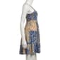 Juniors Angie Smock Bodice Patchwork Print Skater Dress - image 4