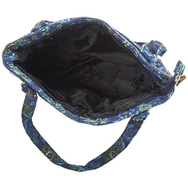 Stone Mountain Floral Paisley Quilted Donna Tote