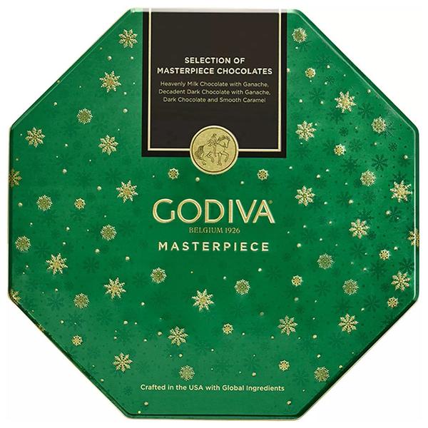 Godiva 50pc. Masterpiece 16.9oz. Holiday Tin - image 