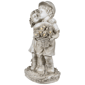 Northlight Solar Hugging Girl and Boy Outdoor Garden Statue - image 6