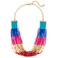 Ashley Cooper(tm) Multi Row Multi Color Block Frontal Necklace - image 1