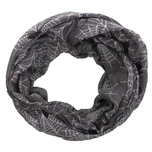 Womens David & Young Spider Web Infinity Scarf - image 