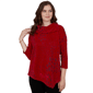 Womens Ruby Rd. Happy Holidays Mixed Animal Textured Sweater - image 1