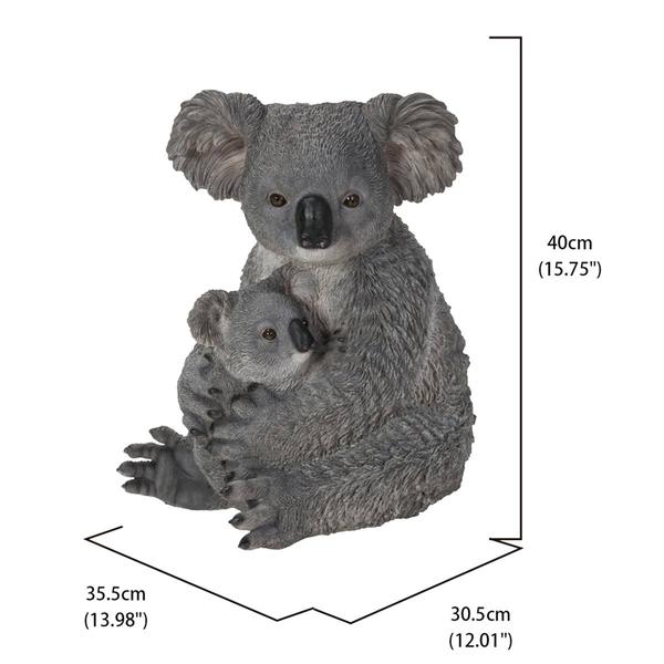 Hi-Line Gift Mother & Baby Koala Garden Statue