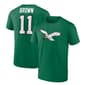 Mens Fanatics Eagles Brown &#40;11&#41; Classic Throwback Solid Tee - image 1