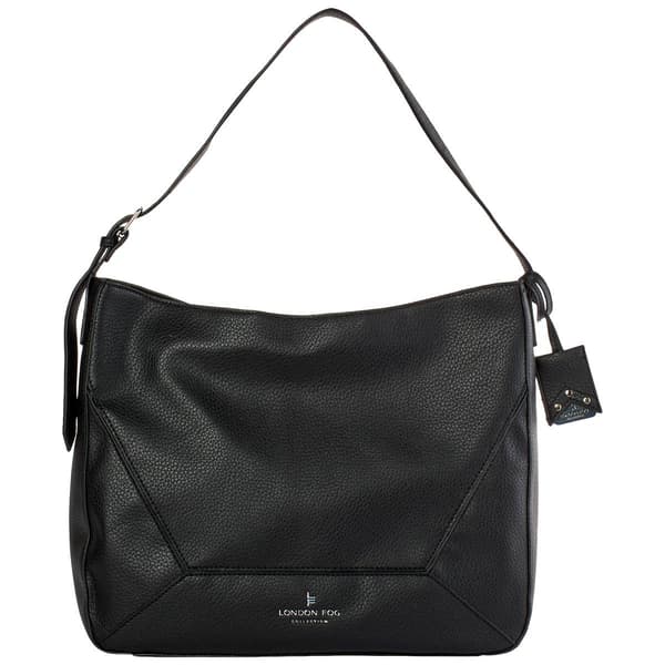 London Fog Bella Pebble Hobo - image 