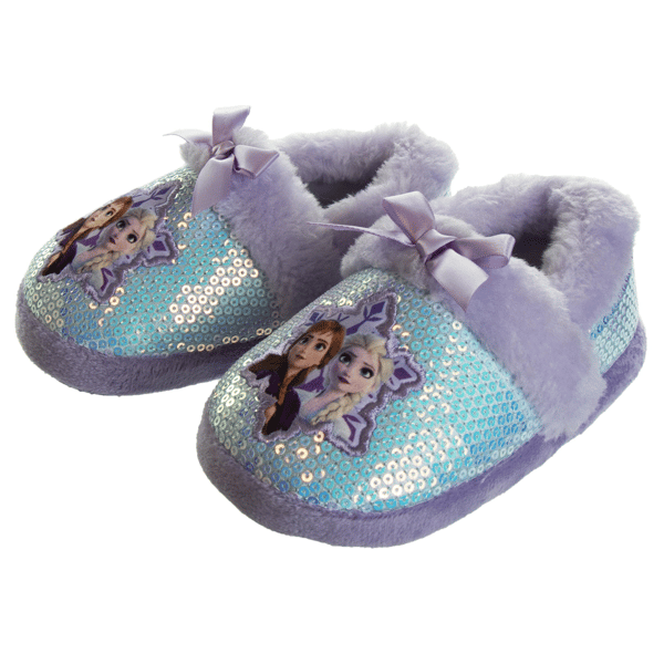 Toddler Girls Disney™ Frozen Anna & Elsa Dual Sizes Slippers