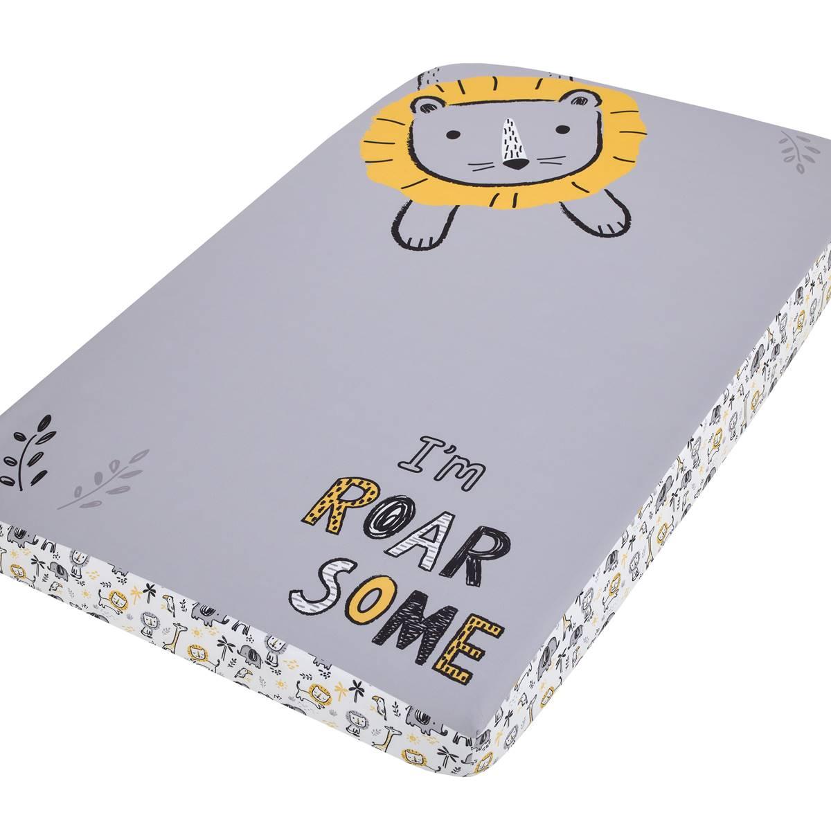 Little Love by NoJo Roarsome Lion Mini Crib Photo Sheet