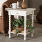 Baxton Studio Niklas Nightstand with Twisted Legs - image 9