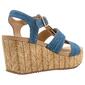 Womens Volatile Cremini Strappy Wedge Sandals - image 3