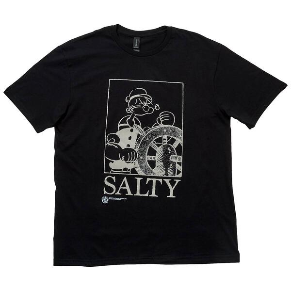 Young Mens Salty Popeye Graphic Tee - image 