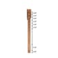 Baxton Studio Sora Ash Walnut Wood Queen Size Platform Bed - image 9
