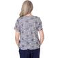 Womens Alfred Dunner All American Space Dye Stars Tee - image 3