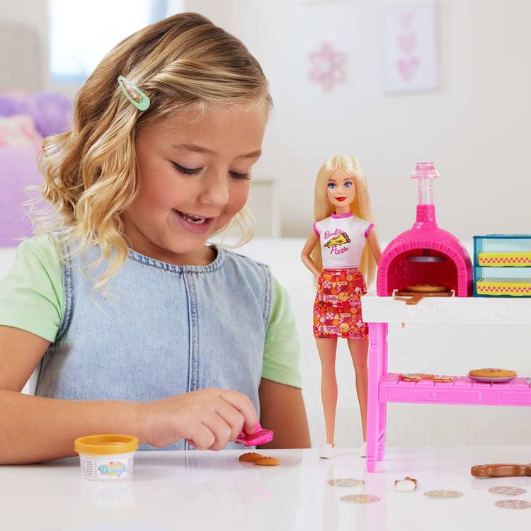 Barbie® Pizza Shop Playset With Blonde Doll