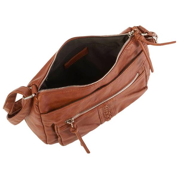 Sam &amp; Hadley Washed Crossbody w/ Braiding