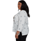Plus Size Alfred Dunner Classics Shimmering Snowman Tee - image 3