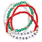 Santa''s Favorite 4pc. Stretch Bracelet Set - image 1
