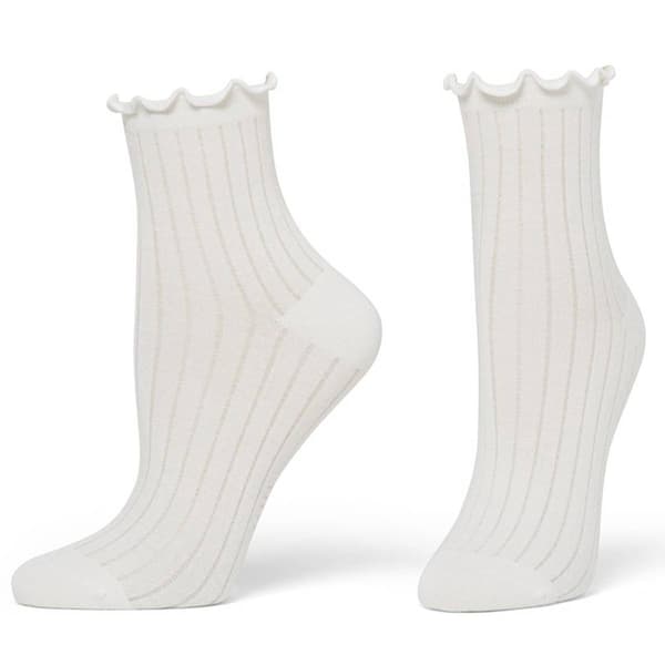 Womens HUE® Sheer Rib Anklet Socks