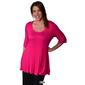Plus Size 24/7 Comfort Apparel Elbow Sleeve Tunic - image 8