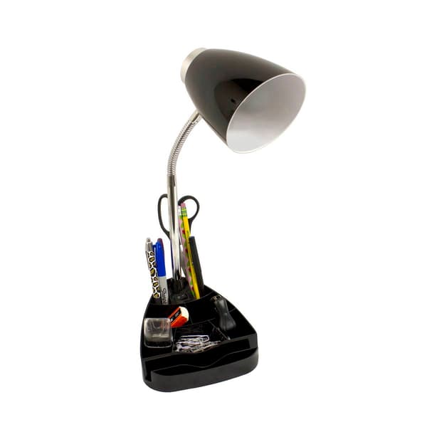 LimeLights Gooseneck Organizer iPad Tablet Stand Desk Lamp