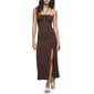 Juniors Madden Girl Pucker Knit Halter Maxi Dress w/ Beads - image 1