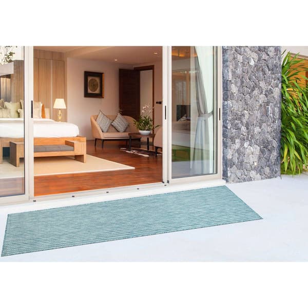Liora Manne Carmel Texture Stripe Indoor/Outdoor Runner