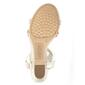 Womens New York Transit Badge Tee Smooth Wedge Sandals - image 5