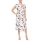 Womens SLNY Knee Length Floral Tier Dress - image 1