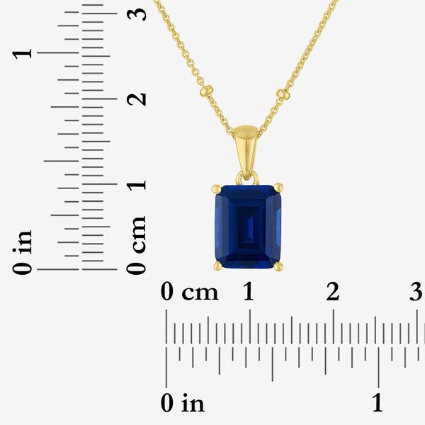 Gemstone Classics™ Lab Grown Sapphire Solitaire Pendant