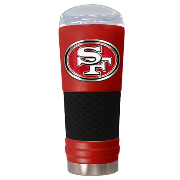 NFL San Francisco 49ers DRAFT Powder Coated Steel Tumbler - image 