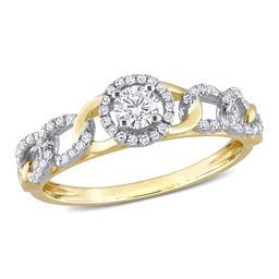 Diamond Classics(tm) 10kt. Gold 1/3ctw. Diamond Link Ring