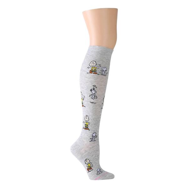 Womens Dr. Motion Charlie Brown Mild Compression Knee High Socks - image 