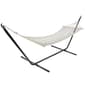 Northlight Seasonal Natural Macrame Hammock w/ Wooden Bars - image 3