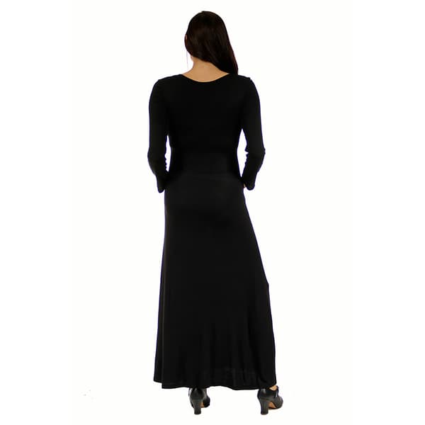 Plus Size 24/7 Comfort Apparel A-Line Maternity Dress