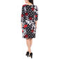 Womens NY Collection Tie Front Abstract Wrap Dress - image 5