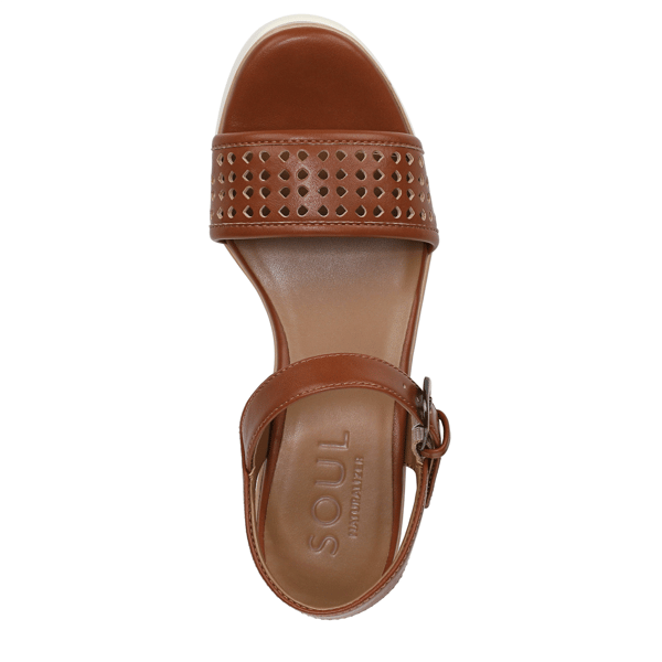 Womens SOUL Naturalizer Graciela-Perf Wedge Sandals