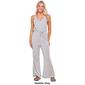 Juniors No Comment Ribbed V-Neck Cinched Waist Jumpsuit - image 3