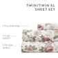 Soft Essentials 4pc. Ultra Soft Blooming Floral Sheet Set - image 7