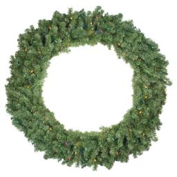 Northlight 48in Pre-Lit Canadian Pine Artificial Christmas Wreath