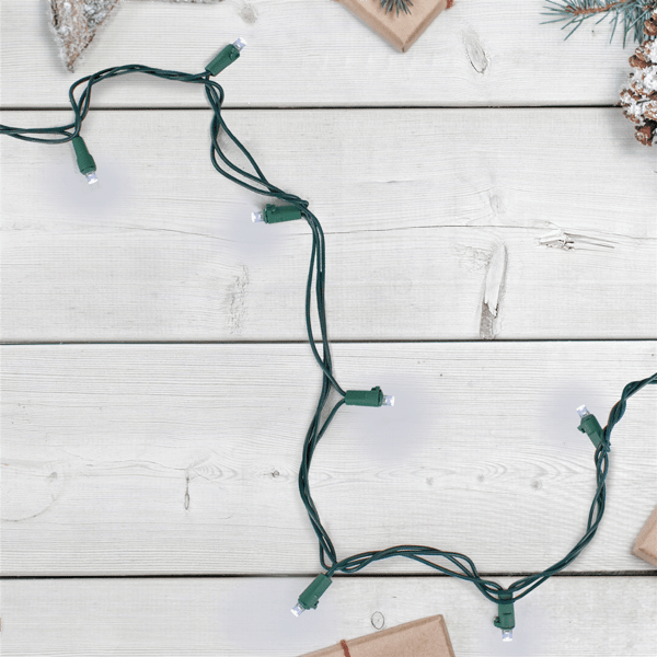 Northlight 33ft. Pure White LED Wide Angle Christmas Lights